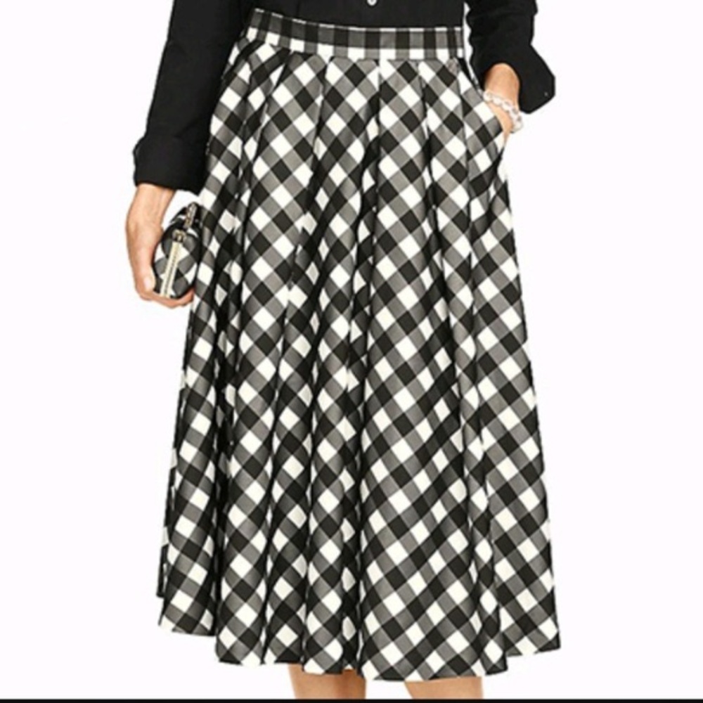 Talbots Buffalo Check Skirt